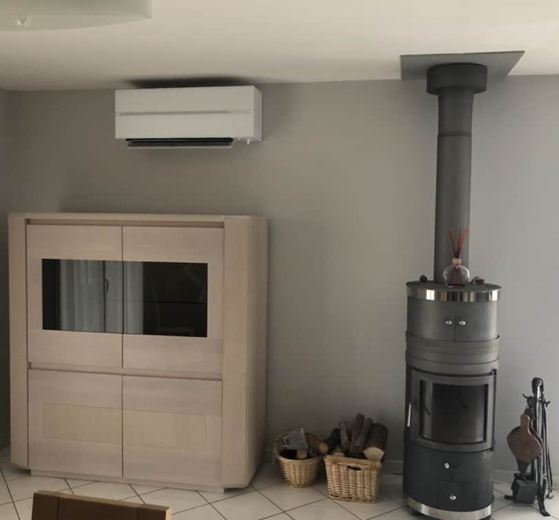 installation chauffage reversible nuit saint georges