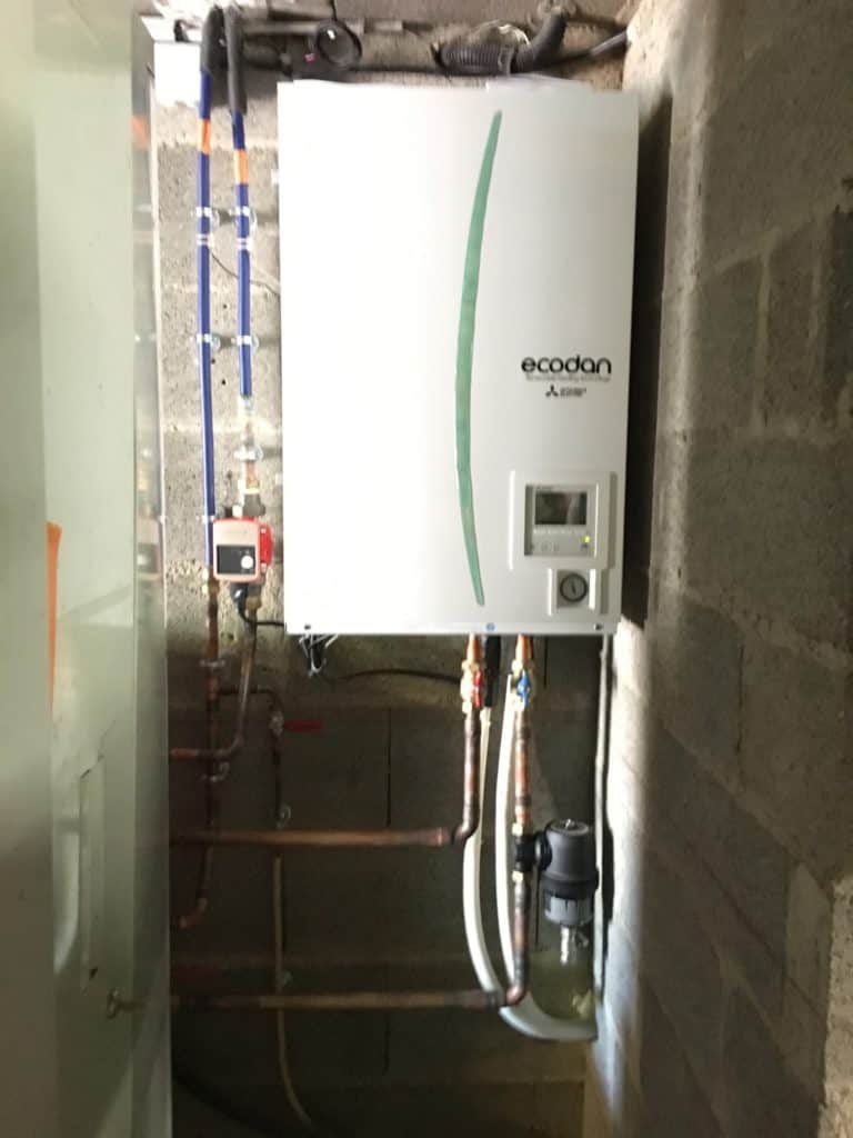 installation chaudiere mitsubishi