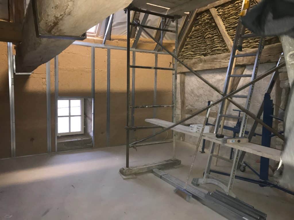 isolation fibre de bois mur intérieur Dijon