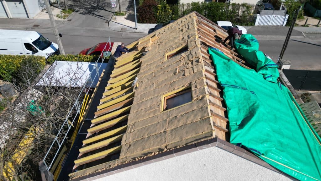 ISOLATION TOITURE FIBRE DE BOIS